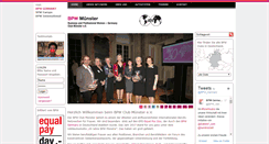 Desktop Screenshot of bpw-muenster.de